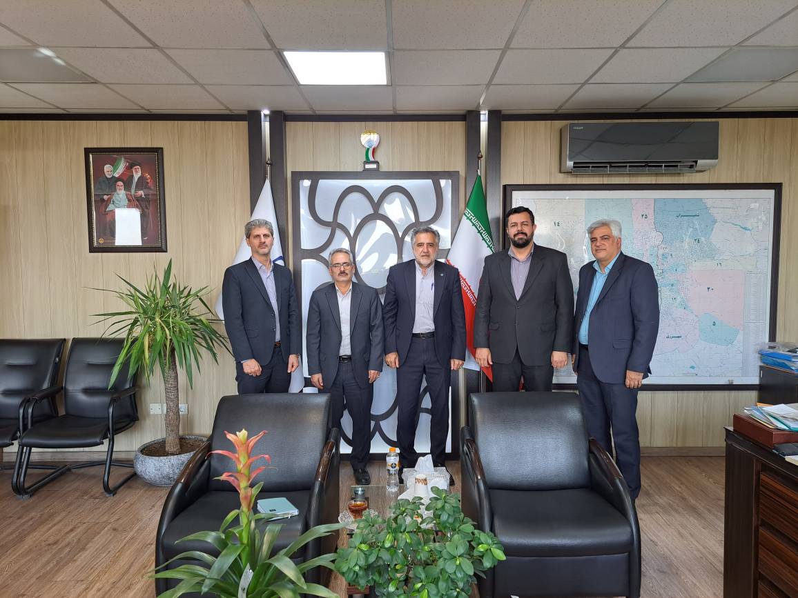 دیدار با مدیرکل بیمه ای تامین اجتماعی غرب تهران